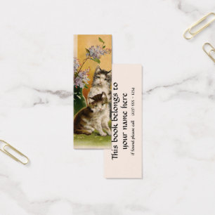 Vintage Animals, Cute Victorian Cats and Flowers