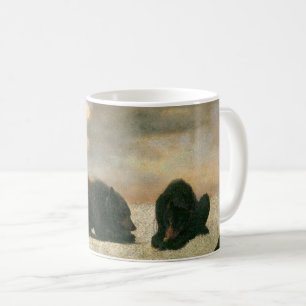 Vintage Animals, Grizzly Bears by Albert Bierstadt Coffee Mug