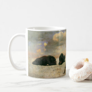 Vintage Animals, Grizzly Bears by Albert Bierstadt Coffee Mug