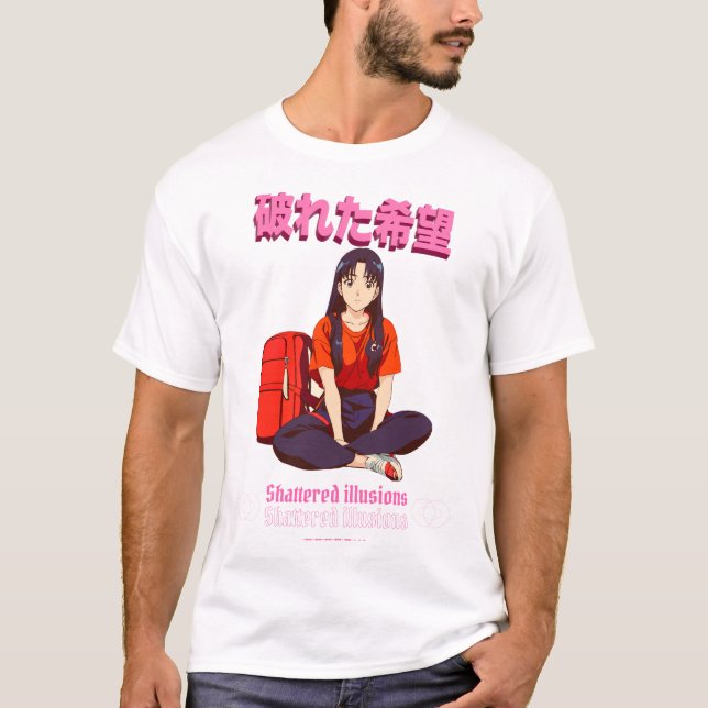 Vintage Anime style Unisex Streetwear T-Shirt  (Front)