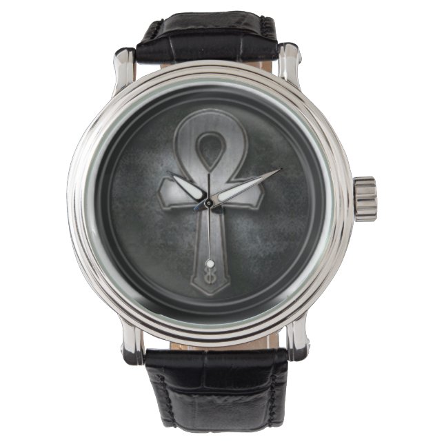 Vintage Ankh Symbol Key of Life Design Watch (Front)