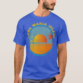 Vintage Anna Maria Island Florida Sunset Palm Tree T-Shirt