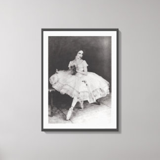 VINTAGE ANNA PAVLOV BALLERINA GISELLE BALLET PRINT