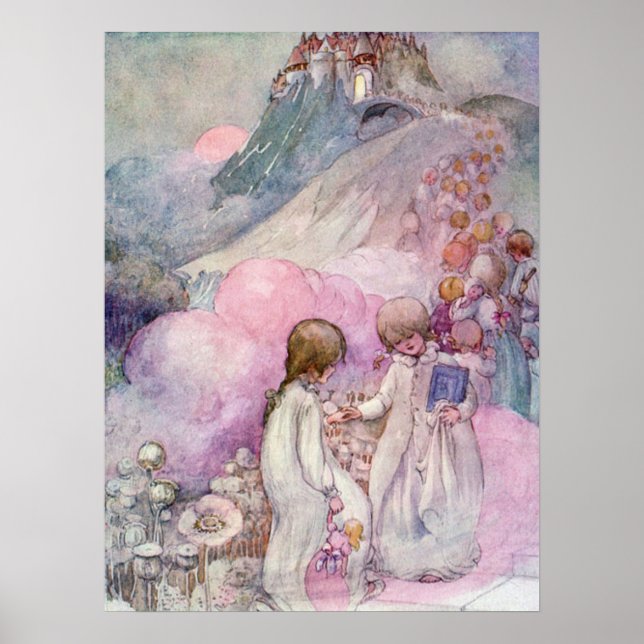 Vintage Anne Anderson The City of Sleep Poster (Front)
