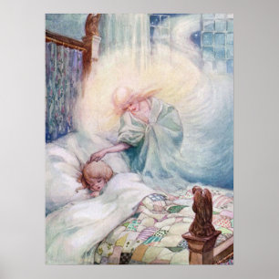 Vintage Anne Anderson The Moon Poster