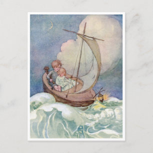 Vintage Anne Anderson Voyage to Fairyland Postcard