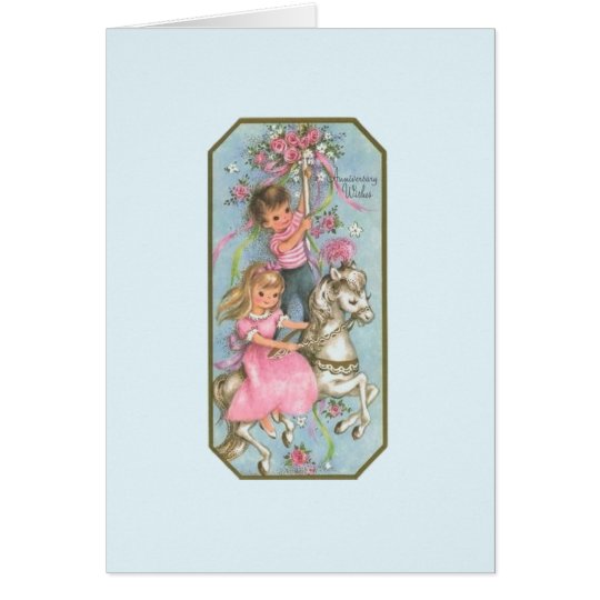 Vintage Anniversary Greeting Card