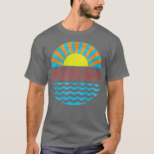 Vintage Anse Source DArgent Beach Sun And Waves T-Shirt