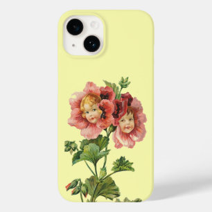Vintage Anthropomorphic Flower Children Case-Mate iPhone 14 Case