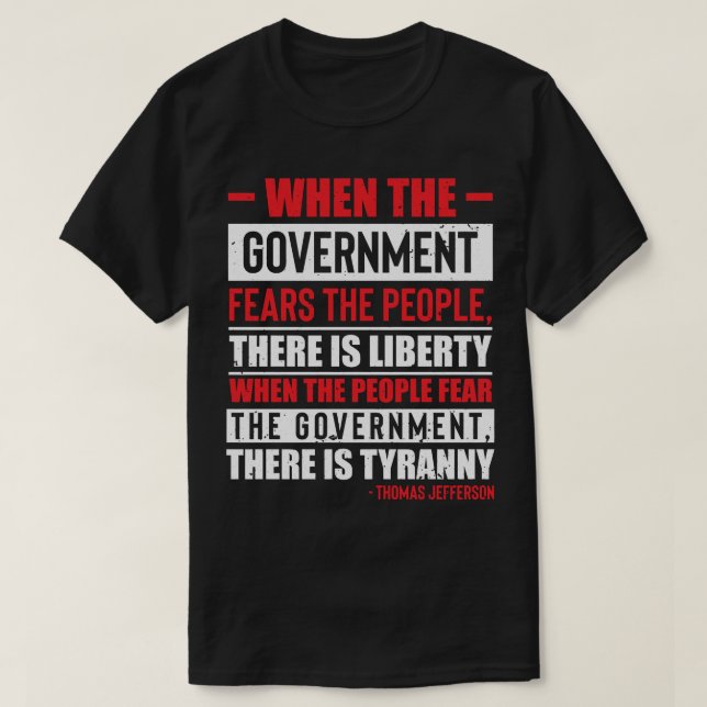 Vintage Anti Government Retro Vintage T-Shirt (Design Front)