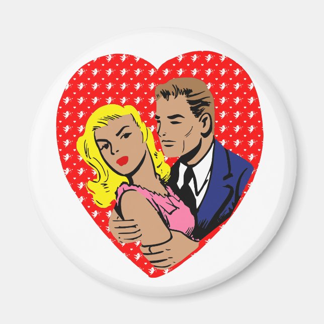 vintage anti valentine magnet (Front)