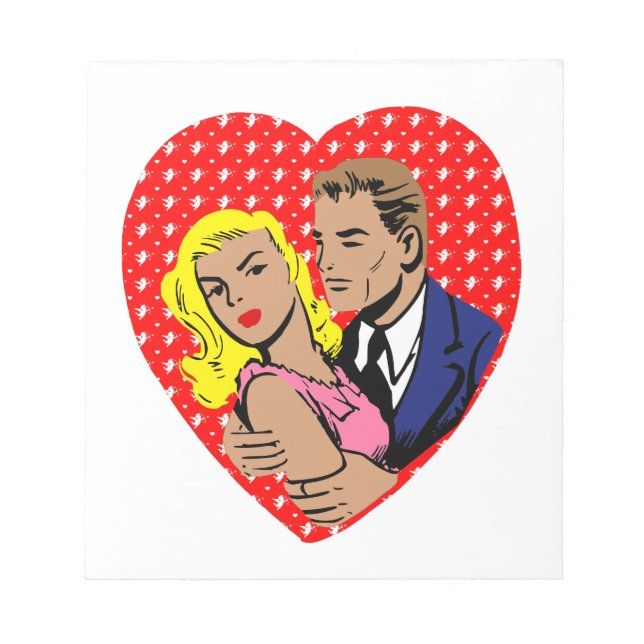 vintage anti valentine notepad (Front)
