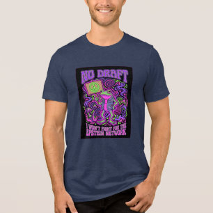 Vintage Anti War Frog No Draught Iran Tri-Blend Shirt