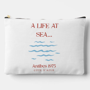 Vintage Antibes Côte d'Azur 1975 Luxury Pouch