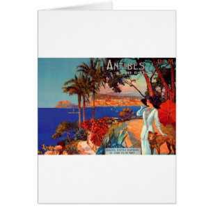 Vintage Antibes Cote D'Azur Travel