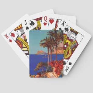 Vintage Antibes Cote D'Azur Travel Playing Cards