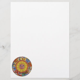 Vintage Antique Astrology, Celestial Zodiac Wheel Flyer