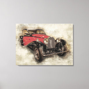 Vintage Antique Automobile Canvas Print