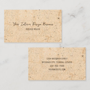 Vintage Antique Beige Country Farmhouse Grunge Business Card