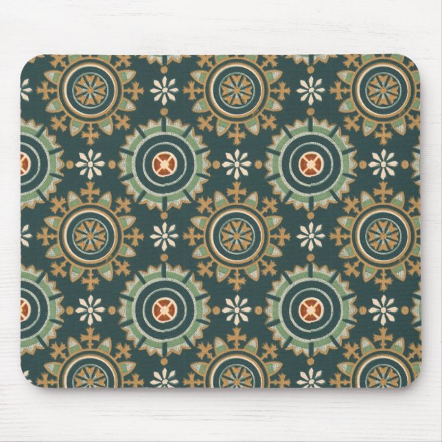 Vintage Antique Bold Print Mousepad (Front)