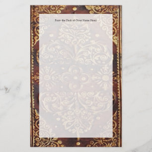 Vintage Antique Book Image Stationery