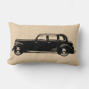 Vintage Antique Car Automobile Custom Pillow