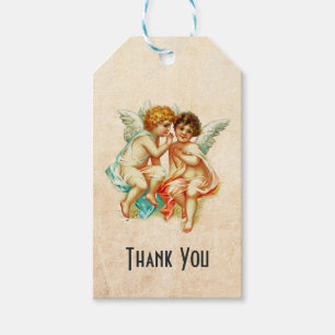 Vintage Antique Cherub Angels Illustration Gift Tags