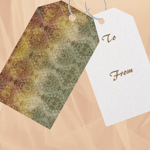 Vintage Antique Damask All Occasion  Gift Tags