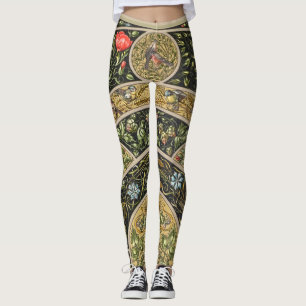 Vintage Antique Design-1 Leggings