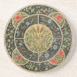 Vintage Antique Design-1 Sandstone Coaster