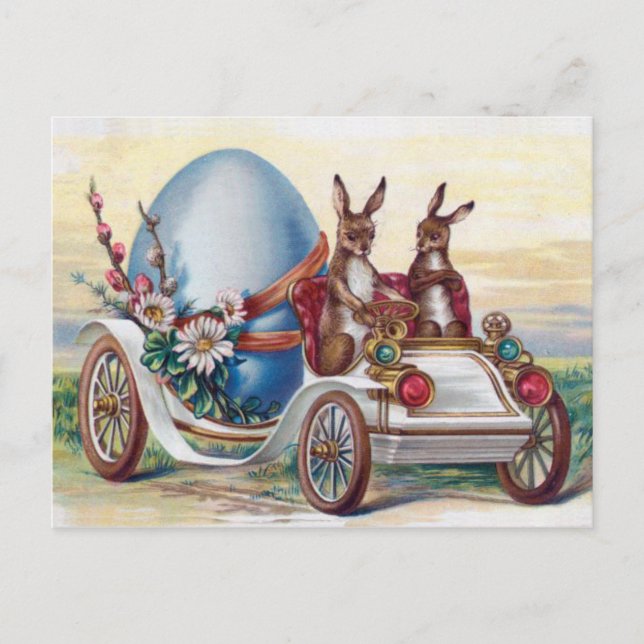 Vintage Antique Easter card (Front)