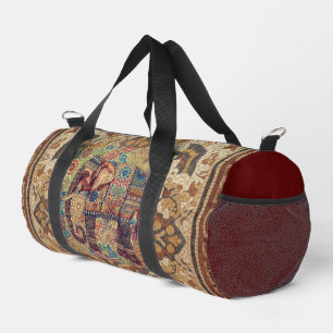 Vintage, Antique Elephant,Motif Art Duffle Bag