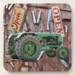 Vintage Antique Farm Tractor Vintage Tools Coaster