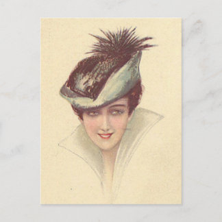 Vintage Antique Flappers, Portraits of Women, Postcard