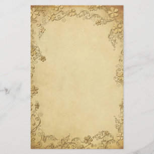 Vintage Antique Floral Wedding Stationery