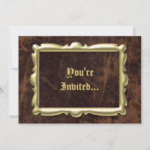 Vintage Antique Frame Style Party Invitations