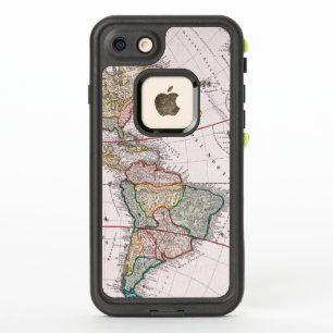 Vintage Antique Map of America Circa 1746