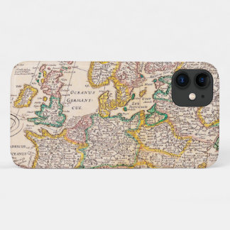 Vintage Antique Map of Europe iPhone 11 Case
