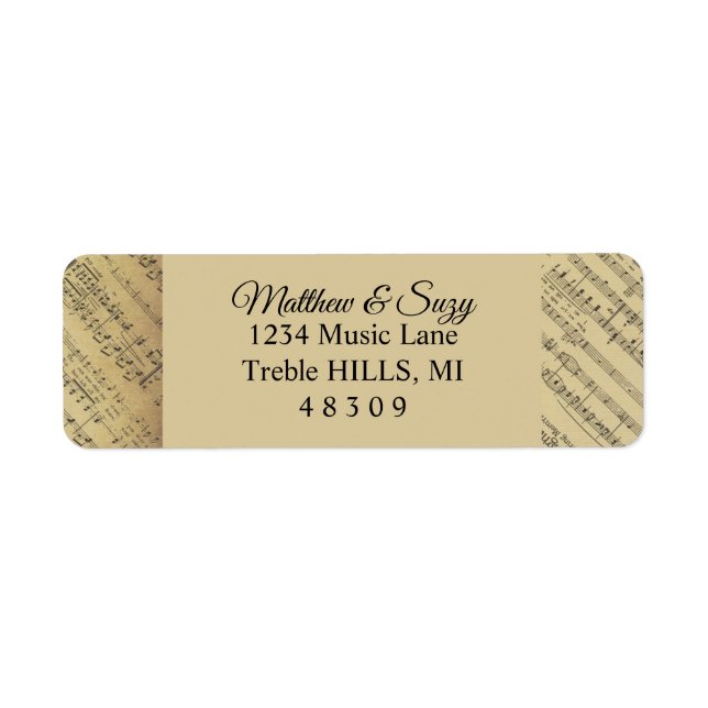 vintage antique music note Pattern musician    (Front)