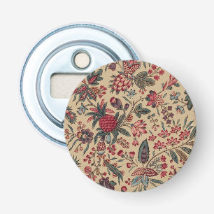 Vintage Antique Needlework Floral Furnishing Bottle Opener