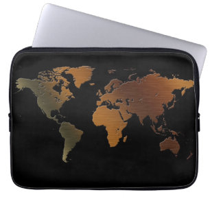 Vintage Antique Old World Map Laptop Sleeve