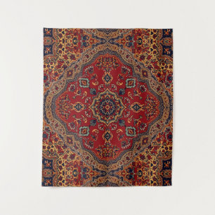 Vintage Antique Persian Oriental Turkish Pattern  Tapestry