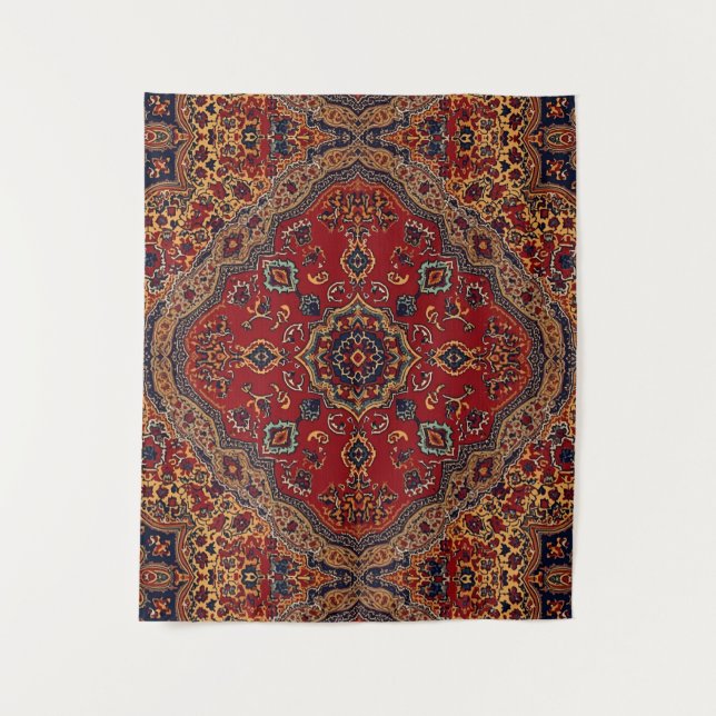 Vintage Antique Persian Oriental Turkish Pattern  Tapestry (Front)