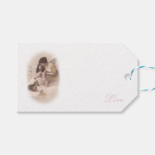 Vintage antique Photo children tag FromMyDesk