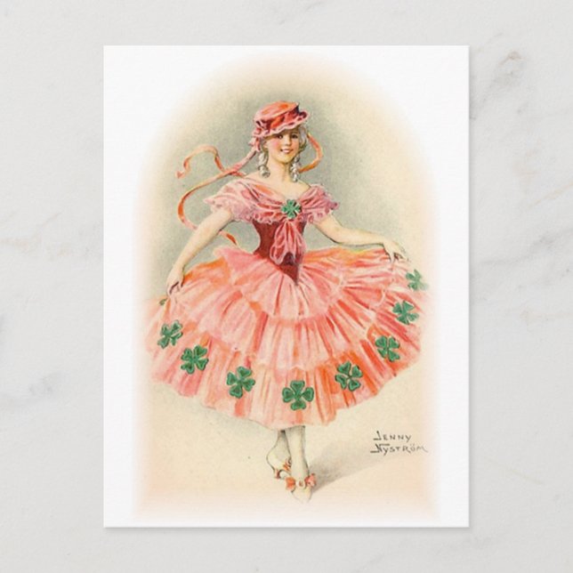 Vintage Antique Portraits & Illustrations of Women Postcard (Front)