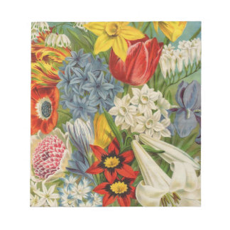 Vintage Antique Seed Catalogue Tiles, Plates, Gift Notepad