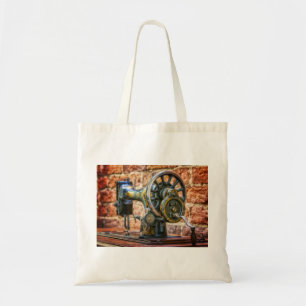 Vintage Antique Sewing Machine Tote Bag