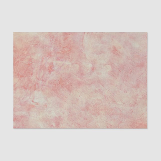 Vintage Antique Texture Blush Pink Decoupage Tissue Paper (Front)