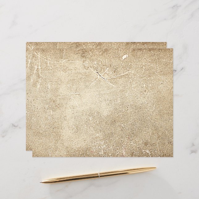 Vintage Antique Texture Sepia Rustic Decoupage (Front/Back In Situ)