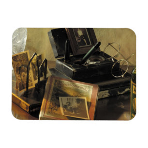 Vintage Antiques and Nostalgic Mementos Magnet